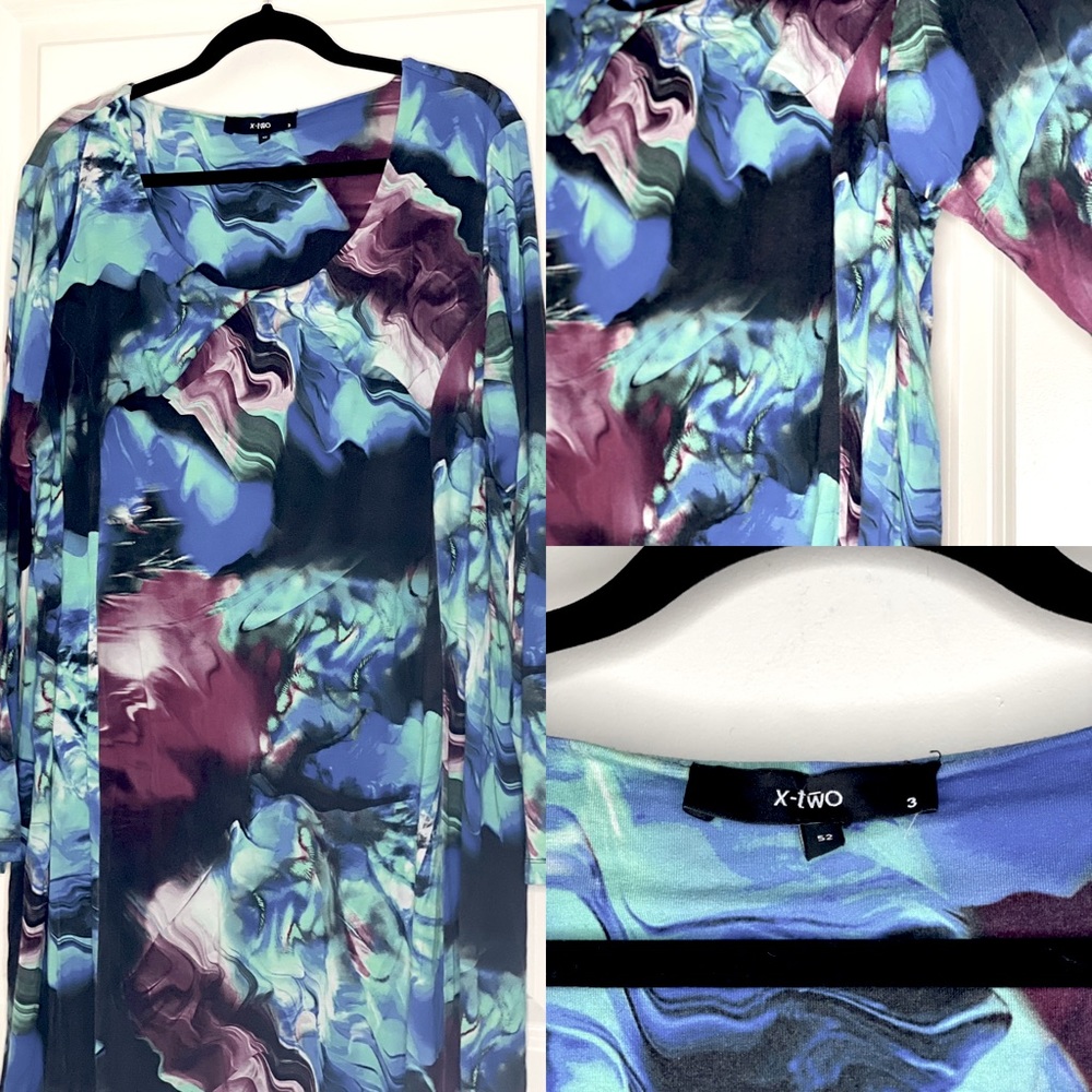 XTwo- Patterned Tunic Dress